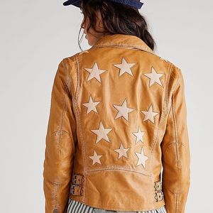 Free People leather jacket